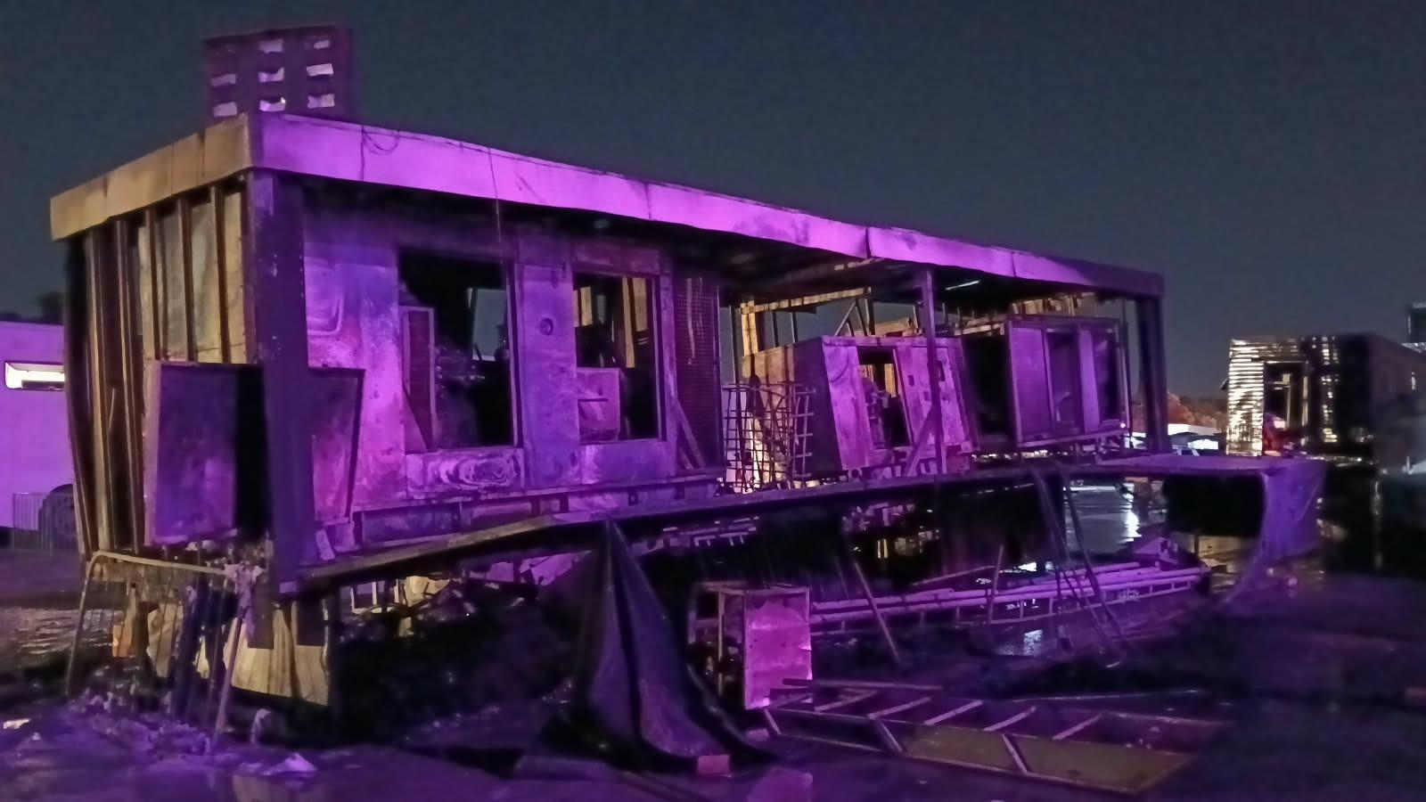 Incêncio começou após falha técnica em um dos geradores do circo.